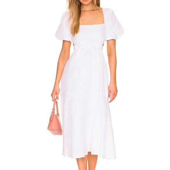 ASTR the Label Angeles White Midi Maxi Dress - Medium - Picture 6 of 8